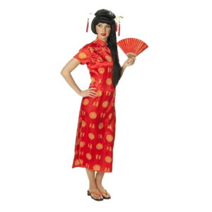 China Lady Kostüm   Kimono Verkleidung für Frauen M / 42