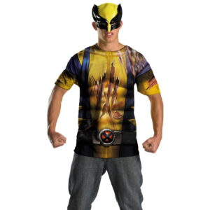 Wolverine Teenager Shirt mit Maske  X-Men Kostüm T-Shirt