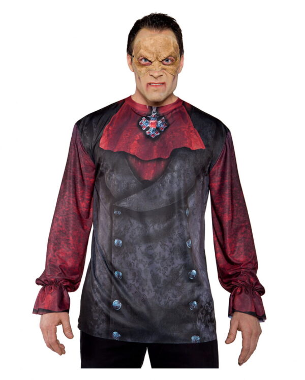 Vampir Baron Longsleeve   Vampir Shirt als Halloween Kostüm