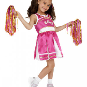 Cheerleader Mädchenkostüm   Faschingsverkleidung für Kinder L