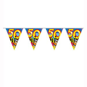 Geburtstagsgirlande Swirls 50 Jahre   Geburtstagsparty Zubehör
