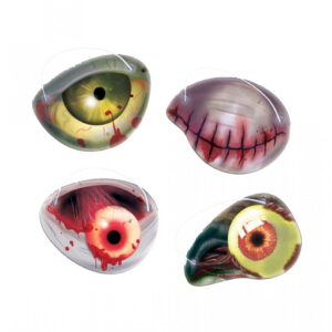12-teiliges Zombie Augenklappenset   Lustige Augenklappen im