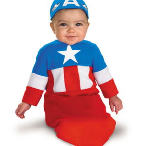 Captain America Babysack   Marvel Comics Superhelden Kostüm für