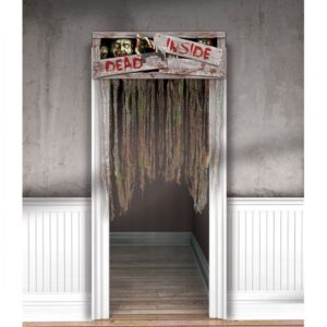 Tür-Vorhang DEAD INSIDE für Halloween  gruselige Dekorationen