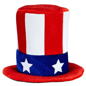 Uncle Sam Zylinder  Mr. America Hut für Karneval