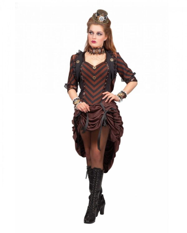 Steampunk Dress mit Bolero als Faschings Kleid 48