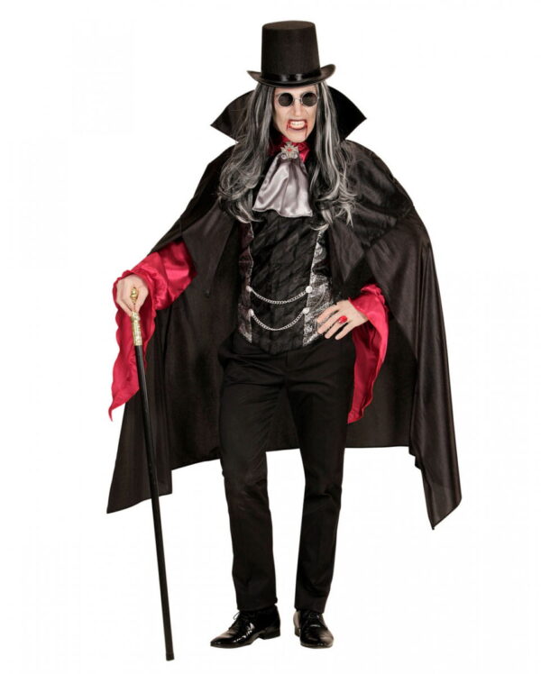Vampir Gentleman Kostüm-Set für Halloween XL