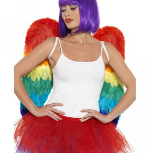 Große Rainbow Flügel als Kostümzubehör ✩