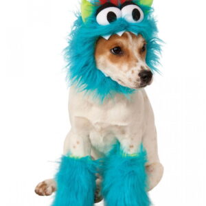 Hundekostüm blaues Monster für dein Haustier L