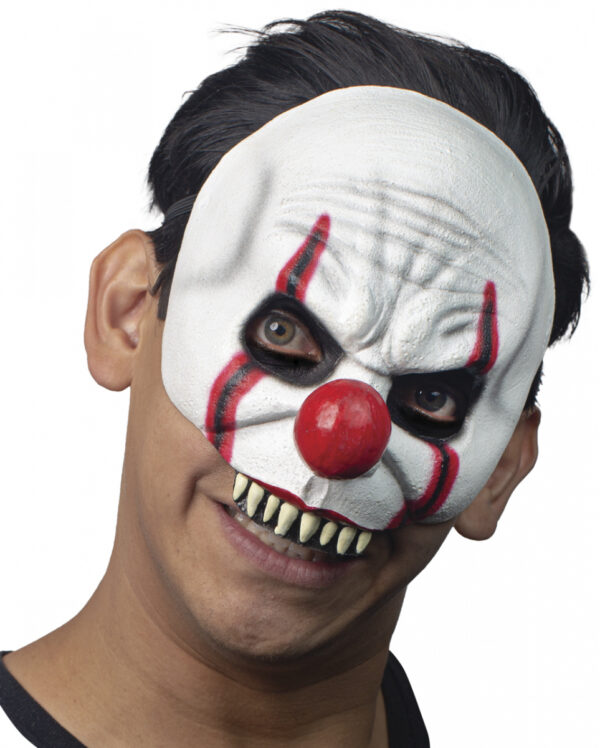 Creepy Clown Augenmaske für Halloween & Fasching