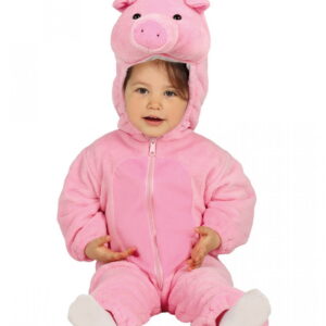 Baby Schweinchen Kostüm für Fasching 6-12 M