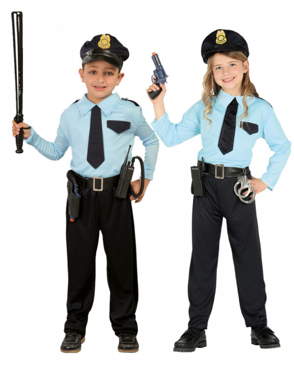 Kinderkostüm Polizei für Karneval kaufen XL