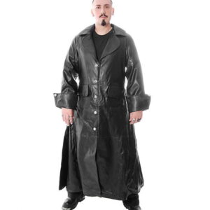 Piraten Gothic-Mantel aus Kunstleder bestellen M