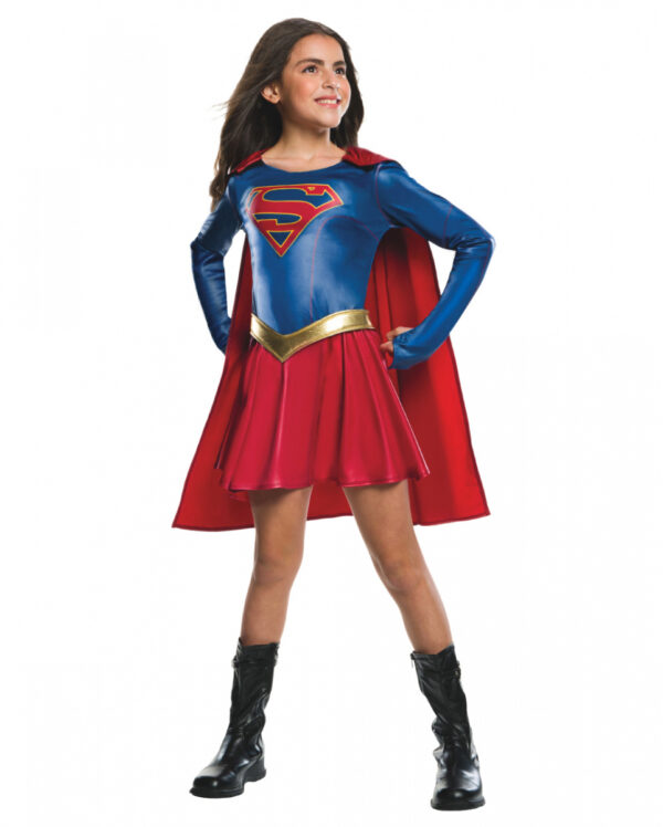 Supergirl Heldin Kostüm TV Serie  für Mädchen L