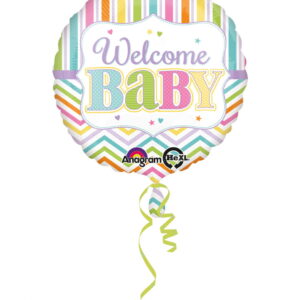 Folienballon Welcome Baby 43cm  Geschenkidee