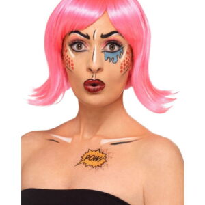 Pop Art Schmink Set  Make-up für Fasching ✰