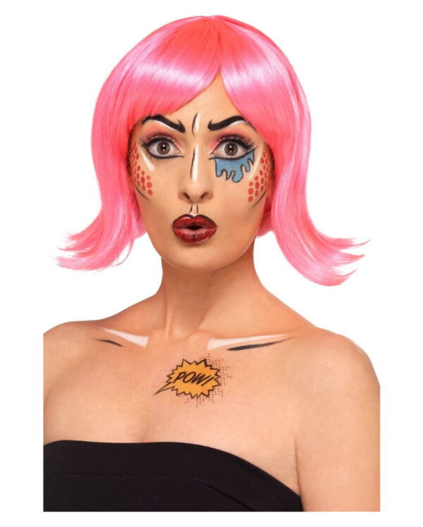 Pop Art Schmink Set  Make-up für Fasching ✰