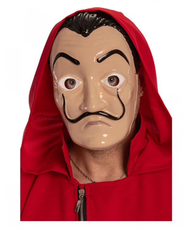 Salvador Dali Maske Money Heist Maske für Fasching