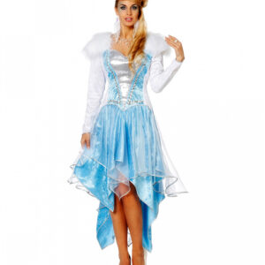 Frauen Kostüm Eiskönigin für Fasching kaufen 46