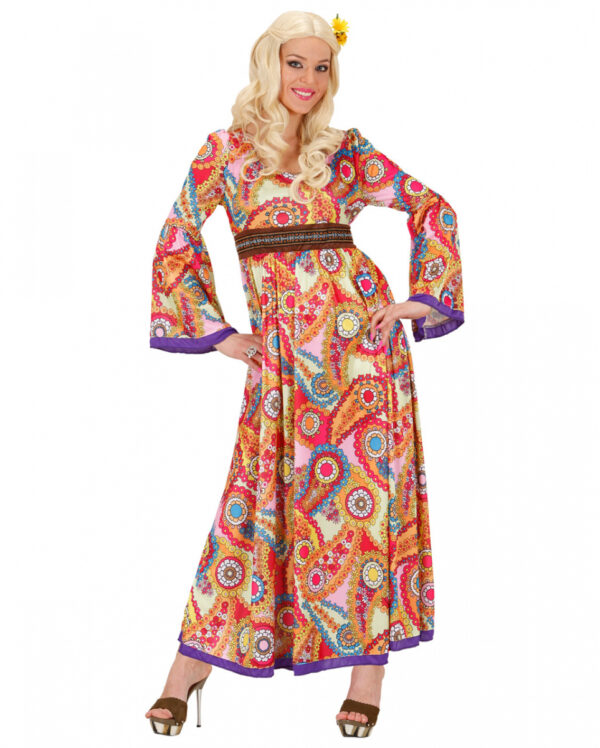 Woodstock Hippie Damen Kostüm ➤ kaufen XL