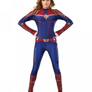 Captain Marvel Jumpsuit Kostüm Damen ➔ Marvel Fans L