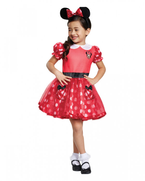 Rotes Minnie Mouse Kinder Kostümkleid für Mädchen Baby