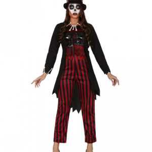 Voodoo Hexenkönigin Damen Kostüm für Halloween L