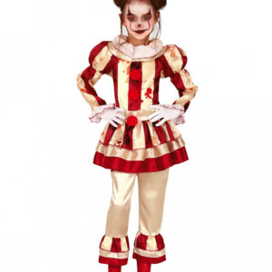 Blutiges Clownskind Mädchen Kostüm ➤ JETZT ordern 10-12 Jahre
