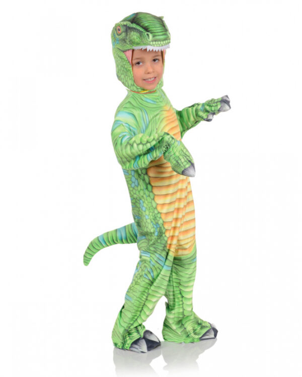 Grünes T-Rex Kleinkinderkostüm mit Print ordern ✰ XL