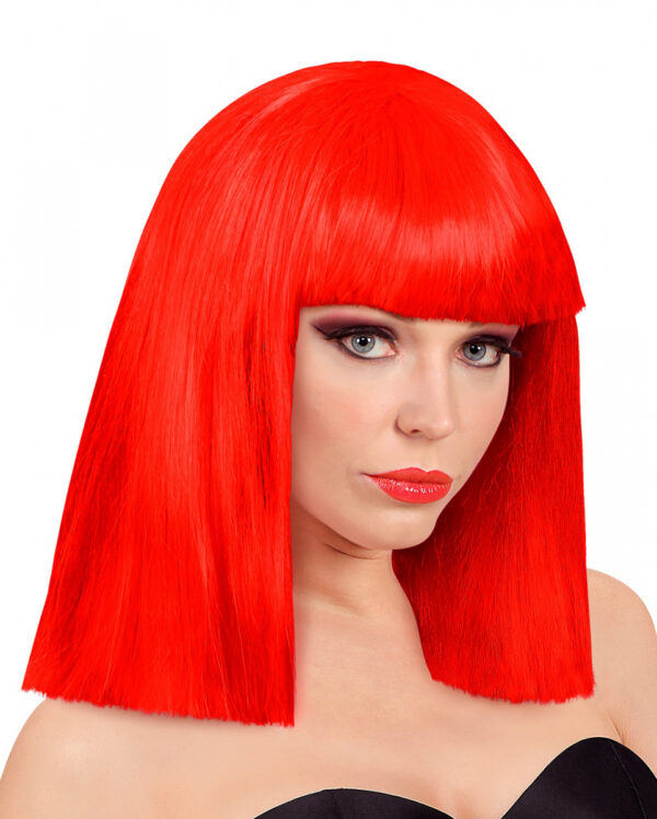 Roxy Showgirl Perücke Rot für Kostüme