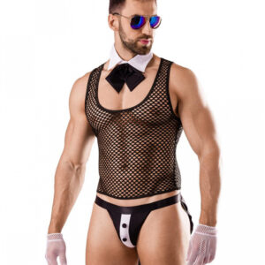 Sexy Butler Kostüm für GoGo Partys One Size pass S-L