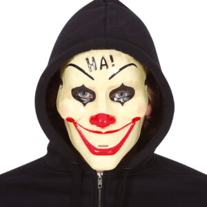 HA! Clowns Maske aus PVC für Halloween