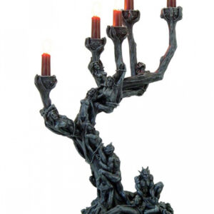 Gothic Kerzenhalter - Baum der Höllen Dämonen ➤