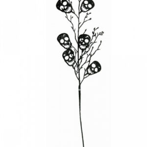 Langstielige Totenschädel Blume für Gothics