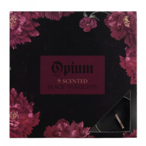 Opium Parfümierte Schwarze Teelichter 9 St. ★★★