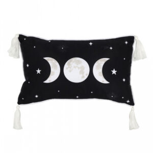 Dreifach Mond Dekokissen 25 x 40cm ★ Okkulte Deko