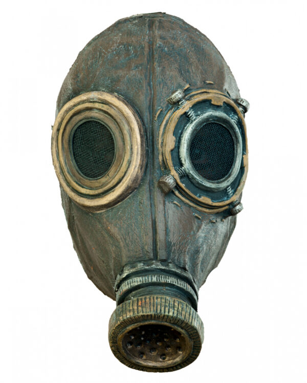 Wasted Gasmaske aus Latex  Kostüm Zubehör