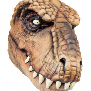 T-Rex Latex Maske  Dino Faschings Maske