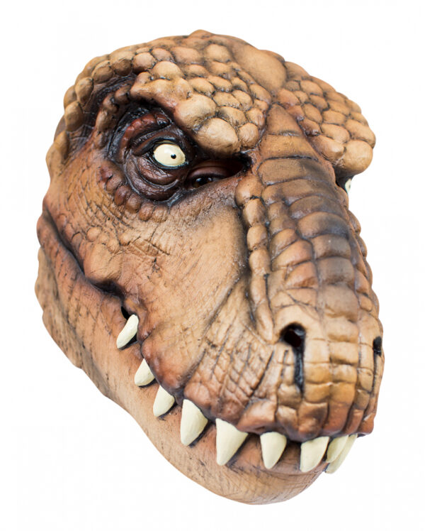 T-Rex Latex Maske  Dino Faschings Maske