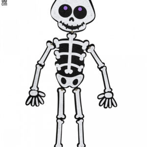 Halloween Skelett Deko für Kinder für Halloween