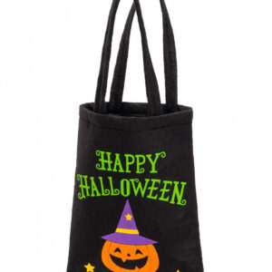 Happy Halloween Tasche mit Kürbismotiv für ?