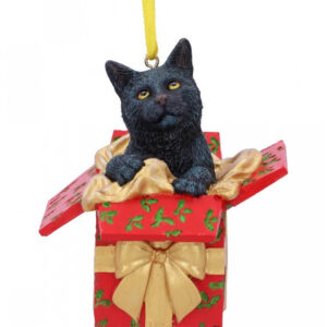 Katze in Geschenk Weihnachtskugel 9cm ordern ★