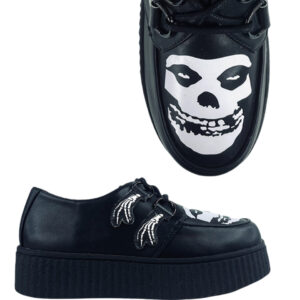 Schwarze Misfits Skull Creepers Schuhe kaufen 40