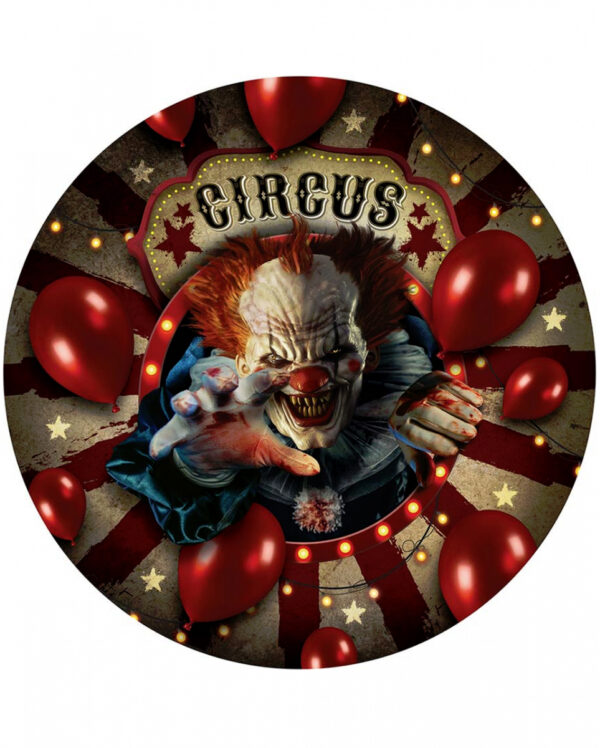Horror Clown Zirkus Pappteller 6 St. ★ ordern