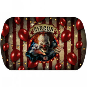 Horror Clown Zirkus Halloween Tablett fürs Buffet