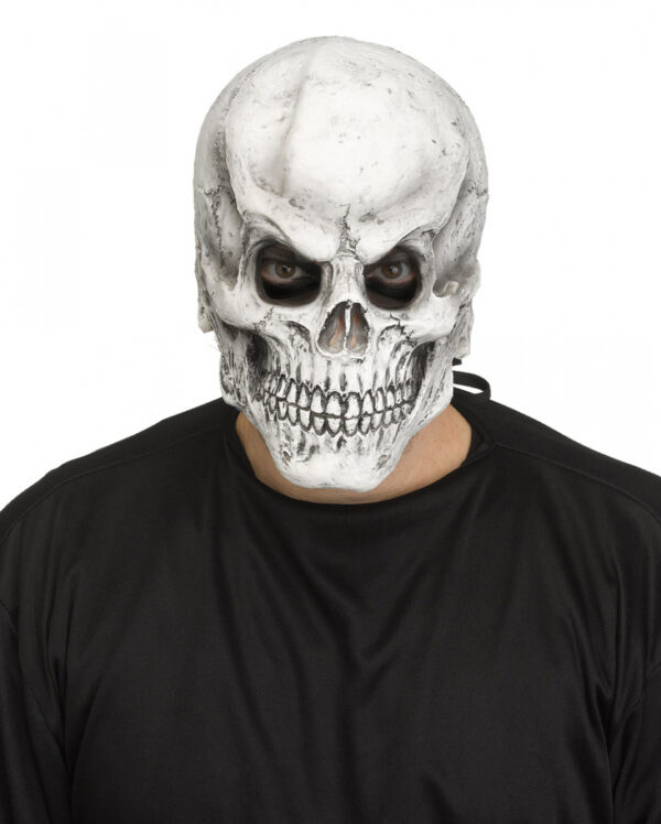 Realistische Totenkopf Vollkopf Latex Maske ᐅ