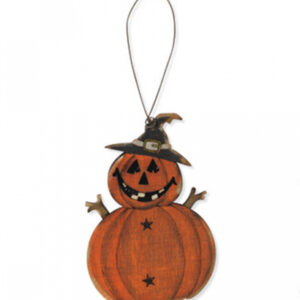 Holz Ornament Halloween Kürbis 8cm  Halloween Geschenk