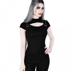 Xara Keyhole Top KILLSTAR  Mode für Gothic Queens XXL