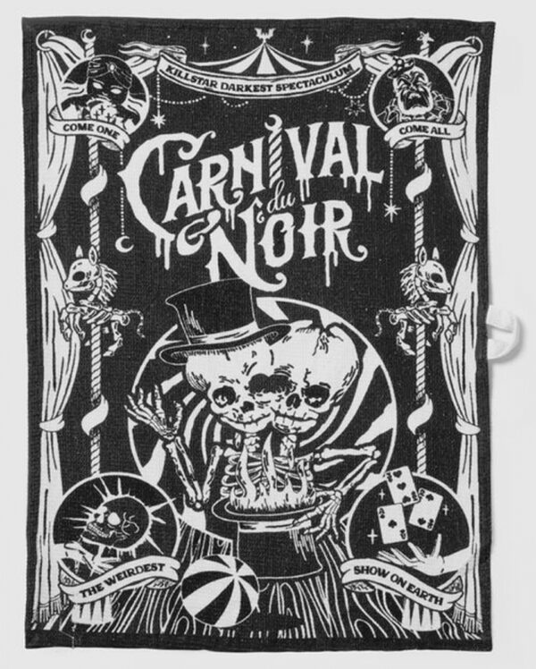 Carnival Geschirrtuch KILLSTAR  Gothic Geschenkidee