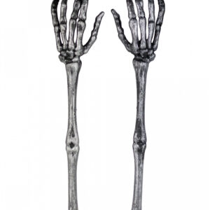 Silberne Skeletthände als Vorlegebesteck 2 St. ➤